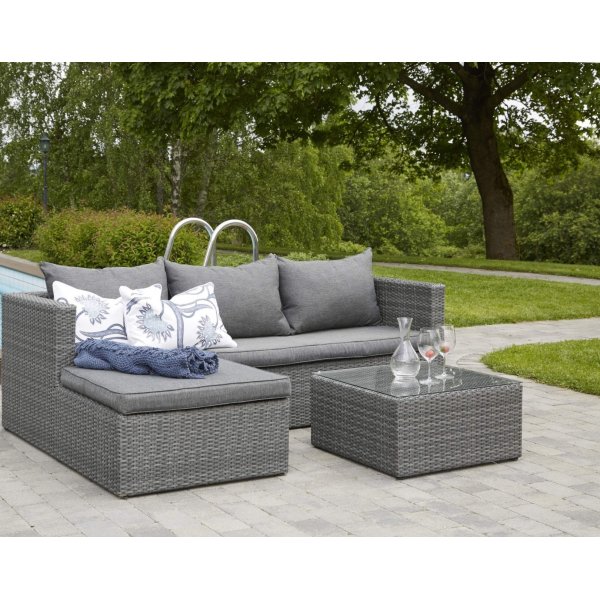 Rosario sofagruppe - Lysegrå Rosario sofagruppe - Lysegrå