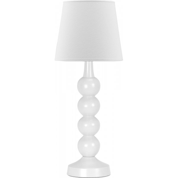 Kendall bordlampe - Hvit - 42 cm