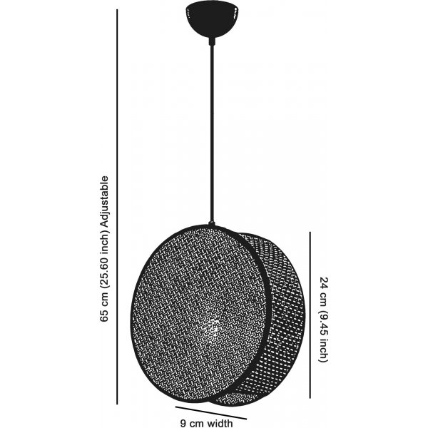 Tromme taklampe - Grå Tromme taklampe - Grå