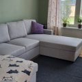 Kundebilde U sofa sovesofa gr� - T�rn�
