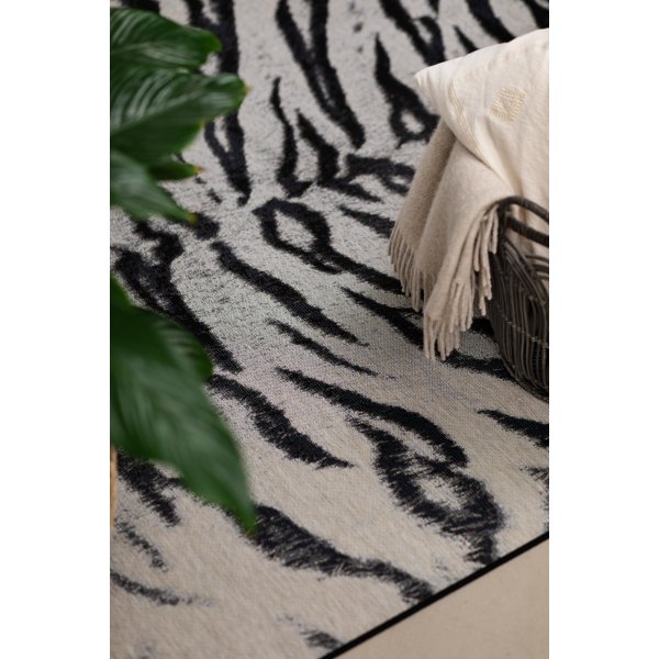 Domani Tiger flatvevd teppe S�lv