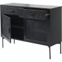 Halsten sideboard - Eikfinr/svart