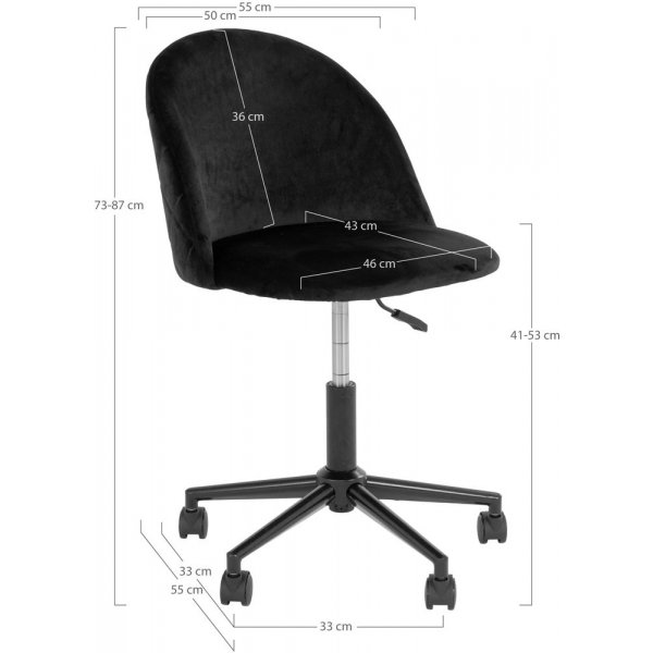 Geneve Kontorstol - Svart Geneve Kontorstol - Svart