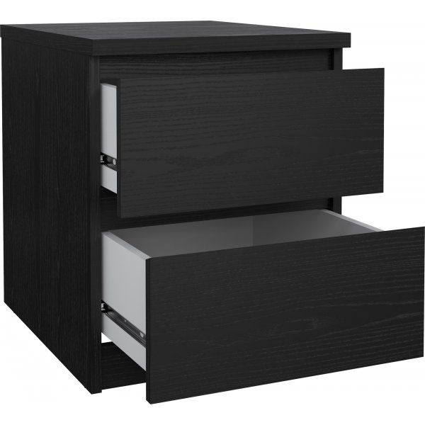 Naia nattbord 2 - Sort ask