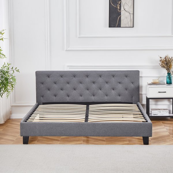 Tingsryd dobbeltseng 180 x 200 cm - Grå Tingsryd dobbeltseng 180 x 200 cm - Grå