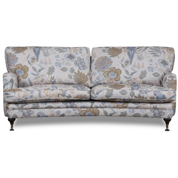 Howard Spirit buet 3-seters sofa i blomsterstoff - Eden Parrot Beige
