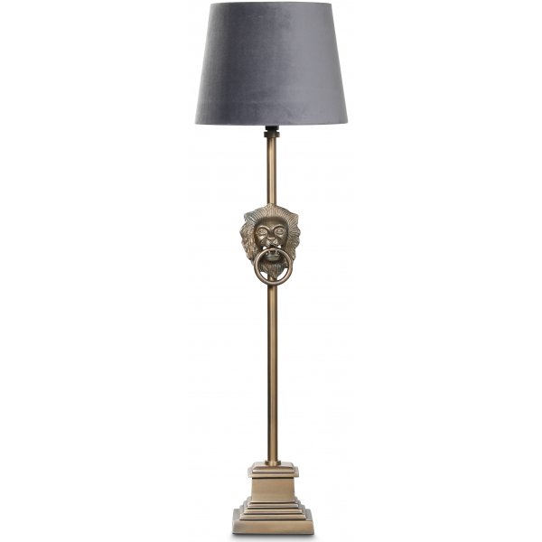 Løvehode Bordlampe 40cm - Antikk messing Løvehode Bordlampe 40cm - Antikk messing