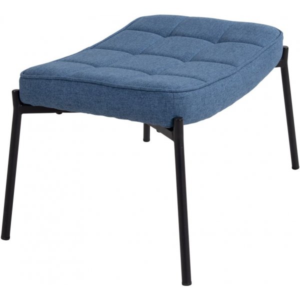 Glasgow fotskammel - Blå/Svart Glasgow fotskammel - Blå/Svart