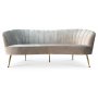 Snckan 3-seter sofa - Grbeige flyel / Messing