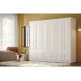 Inci garderobe 210 x 50 x 210 cm - Hvit