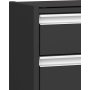 Skyline skoskap 123,5 x 24,2 x 98,5 cm - Svart