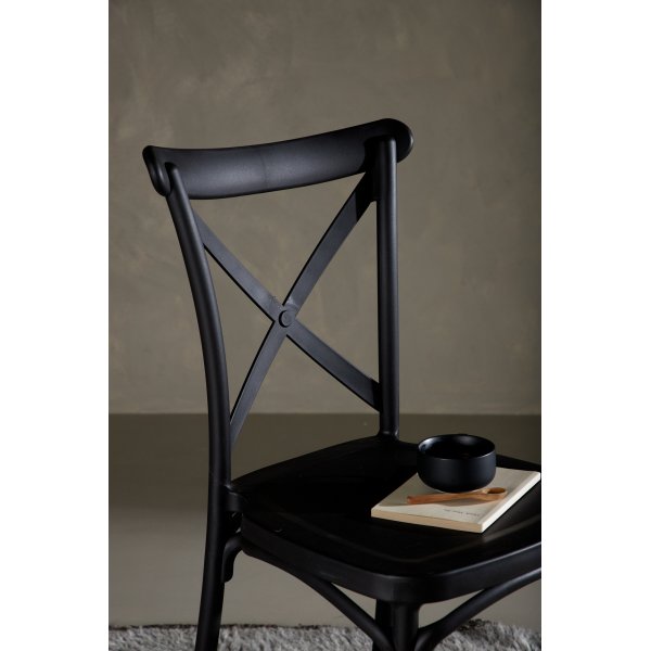 Crosett spisestol - Sort Crosett spisestol - Sort