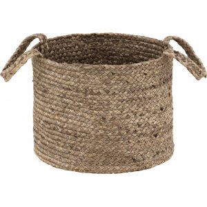 Bhopal kurv 35 cm - Mrk jute