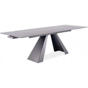 Salvadore spisebord, 160-240 cm - Svart
