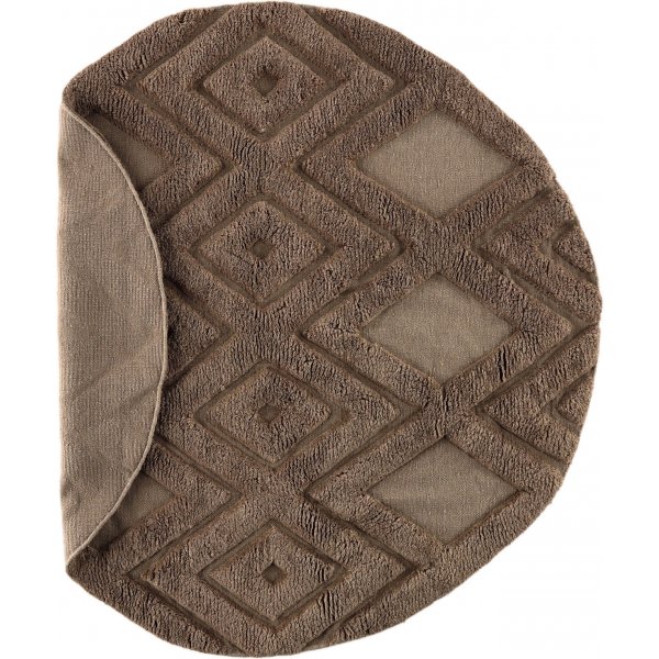 Dahlia ullteppe - Mørkebrunt Dahlia ullteppe - Mørkebrunt