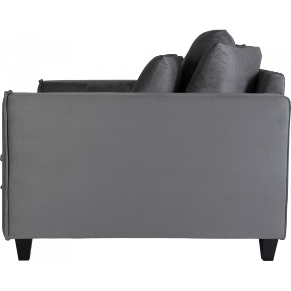 Brandy Lounge lenestol - 1,5-seter sofa (sølvgrå velvet) + Flekkfjerner for møbler Brandy Lounge lenestol - 1,5-seter sofa (sølvgrå velvet) + Flekkfjerner for møbler