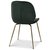 Deco velvet stol - Grnn / Messing
