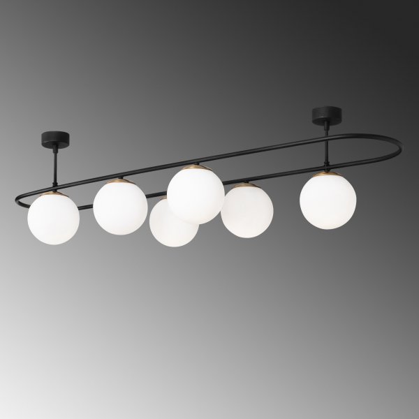 Abakus taklampe 4911 - Sort/hvit Abakus taklampe 4911 - Sort/hvit