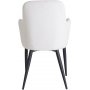 Karmstol Paolo - Svart / Beige Manchester