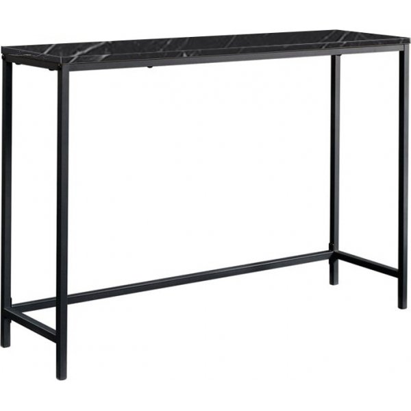 Konsollbord i lerret 100 x 30 cm - Sort