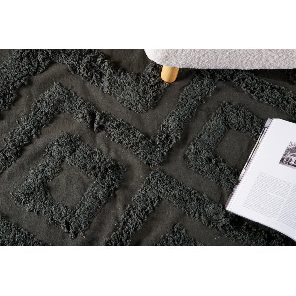 Kleva bomullsteppe - Mørk grå Kleva bomullsteppe - Mørk grå