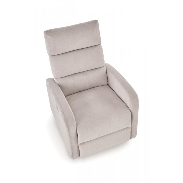 Elektrisk lenestol med hvilestol - Lys beige