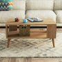 City sofabord 90 x 41,6 cm - Eik