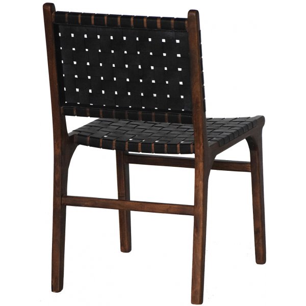 Porto Bello spisestol - Svart / Valnøtt Porto Bello spisestol - Svart / Valnøtt