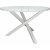 Scottsdale utendrs gruppebord 112 cm inkl. 4 Kungshamn posisjonsstoler - Hvit