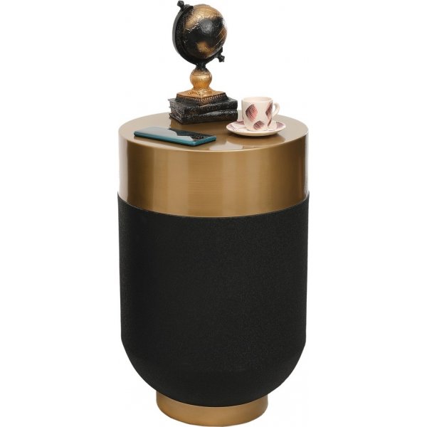 Bud sidebord 60 cm - Gull/svart Bud sidebord 60 cm - Gull/svart