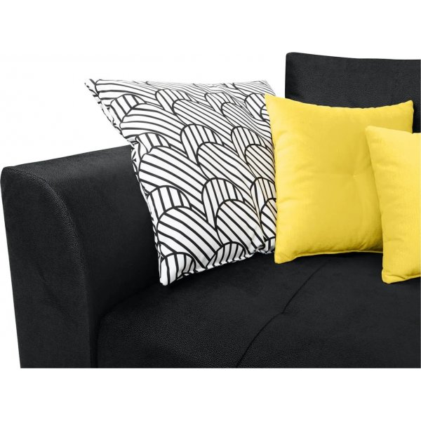 Royal 3-seters sovesofa - Sort