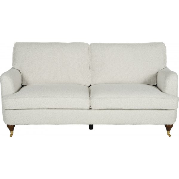 Howard Watford Deluxe 2-seters sofa i boucl + Tekstilpleie for mbler