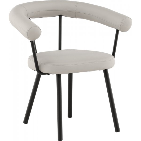 Vsters x Josefin Lustig lenestol - Off-white/svart
