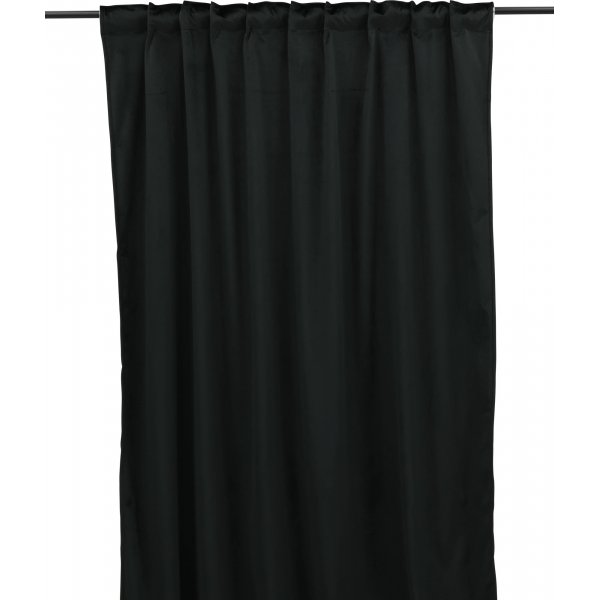 Magdalena gardin, 135x250 cm - Svart