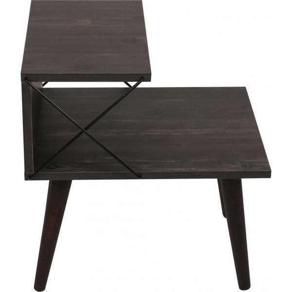 Cross nattbord - Mrkebrun