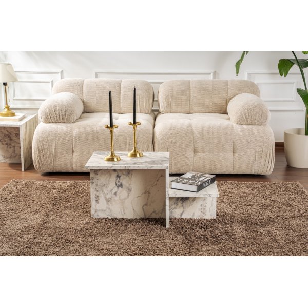 Harmony salongbord 80 x 40 cm - Freesia marmor Harmony salongbord 80 x 40 cm - Freesia marmor