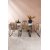 Togo uteservering med 6 Lindos stoler - Beige/Sort/Teak