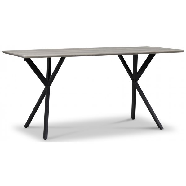 Smokey spisebord 160 cm - Grbeiset eik