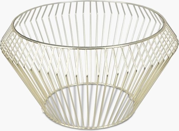 Art Deco sofabord 58 - Messing