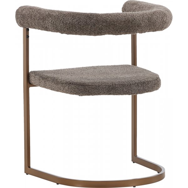 Morgen spisestuestol - Brun boucle Morgen spisestuestol - Brun boucle