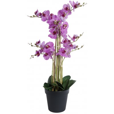 Kunstig plante - Orkid 8 stengler H80 cm - Rosa