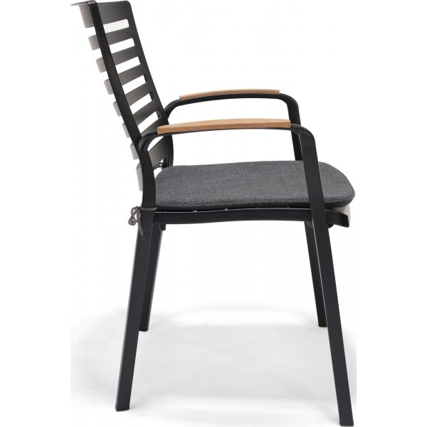 Portals spisegruppe 1 - Sort/teak