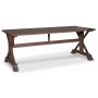 Croco spisegruppe; Spisebord 200x90 cm med 6 stoler