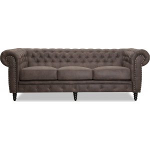 Soffa Ashford Chesterfield - 214 cm + Tekstilrens for møbler Soffa Ashford Chesterfield - 214 cm + Tekstilrens for møbler