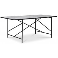 Portland spisebord 180 cm - Marmormønster/svart Portland spisebord 180 cm - Marmormønster/svart