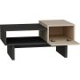 Frank salongbord 100 x 60 cm - Beige/antrasitt