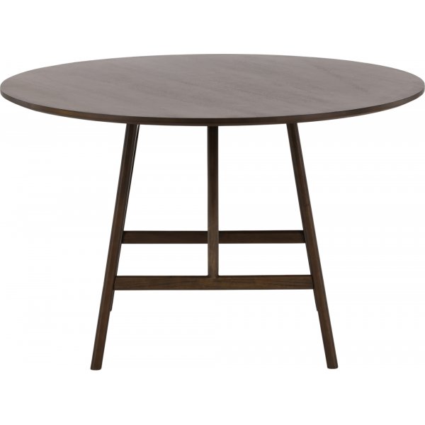 Kaseindon spisebord 100 cm - Mrkebrunt