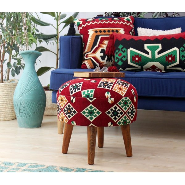 Melik puff 2 - Flerfarget Melik puff 2 - Flerfarget