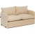 Saga 2-seters sovesofa XL - Krem