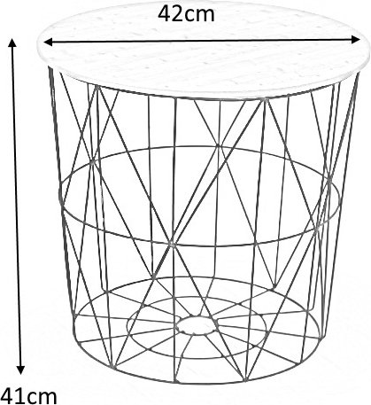Roseanne lampebord - Hvit Roseanne lampebord - Hvit